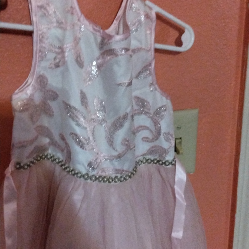 Rare Editions Sparkling Pink Kids Dance Costume